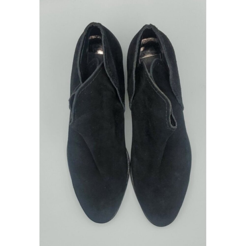 Dolce Vita Boots Trist Black Suede Ankle Slip On Booties Size 10 - Picture 6 of 11